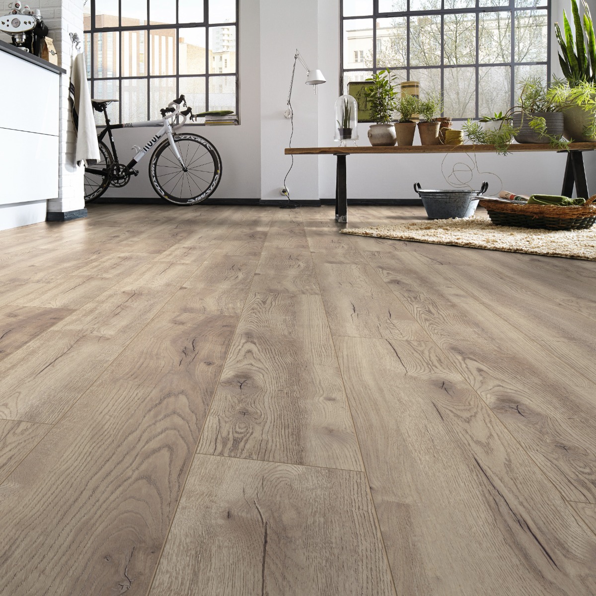 Parchet laminat stejar Kronotex Aqua Exquisit XC 8 mm ton mediu D4763