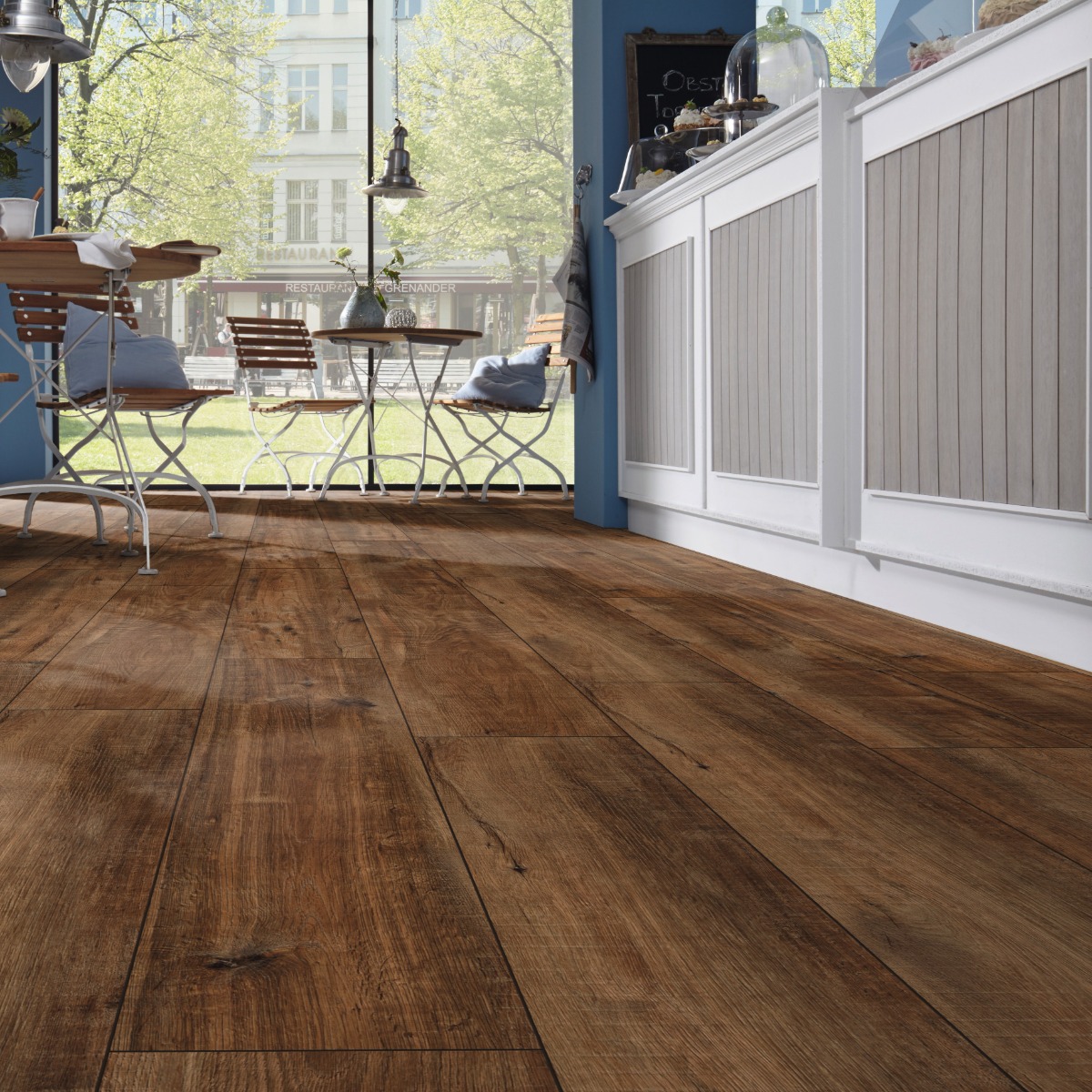 Parchet laminat Kronotex Exquisit Plus 8 mm Stejar ton inchis D4783