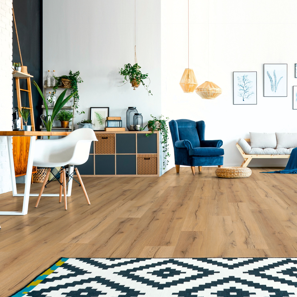 Parchet laminat stejar Superior Advanced Base 8 mm ton mediu D4953