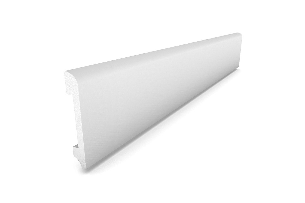 Plinta parchet polimer DP4 8 cm Alb Mat 2 ml