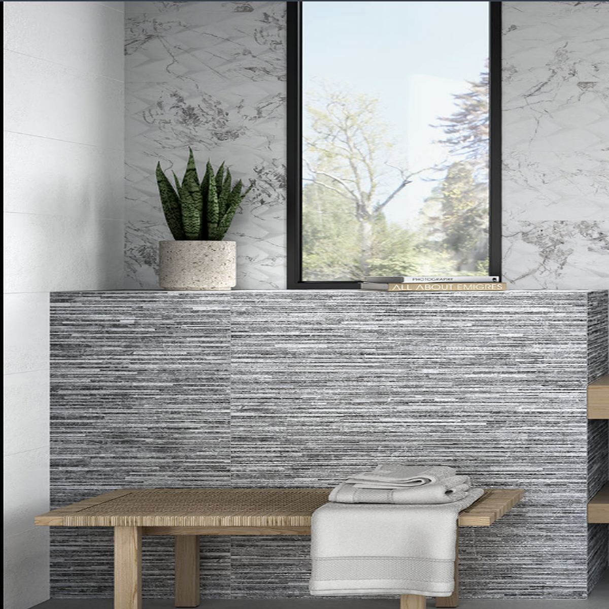 Faianta Emigres Elda Viver RC Rectificata Satinat 25 x 75 cm