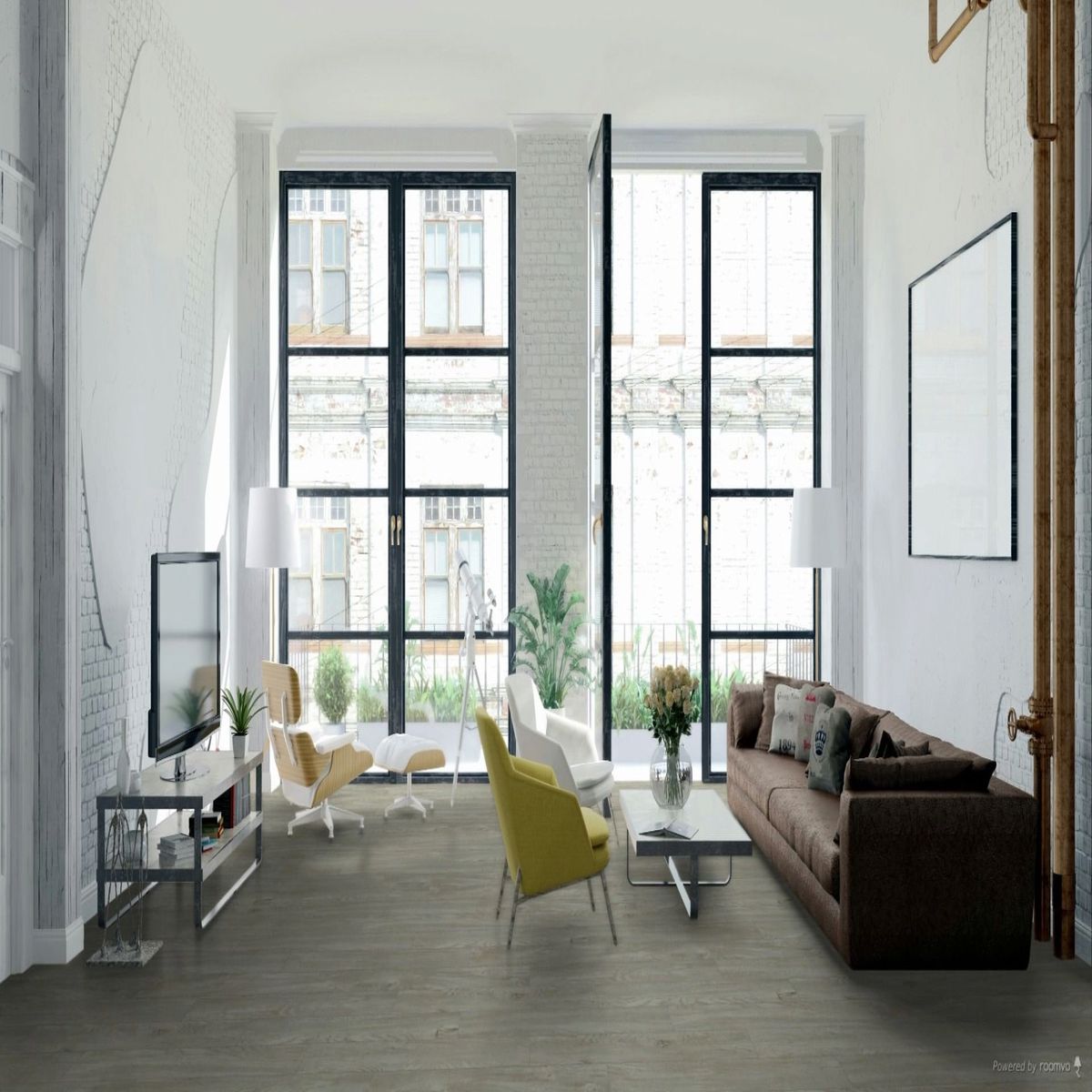 Parchet laminat lucios Falquon WOOD HG D4181 Aragon Oak