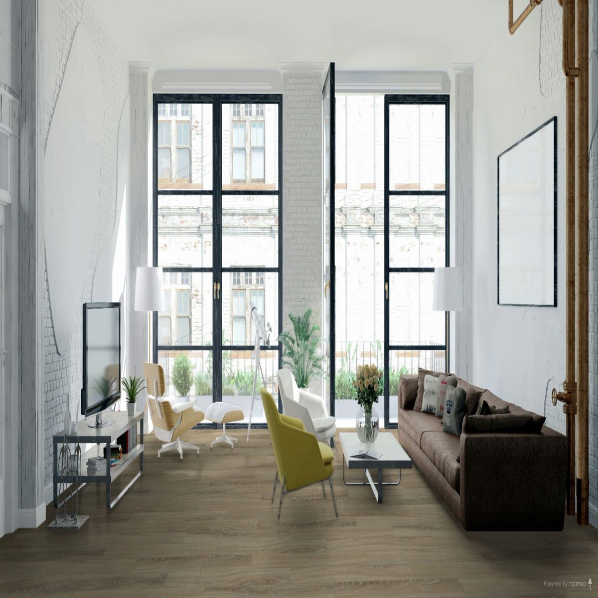 Parchet laminat lucios Falquon WOOD HG D4186