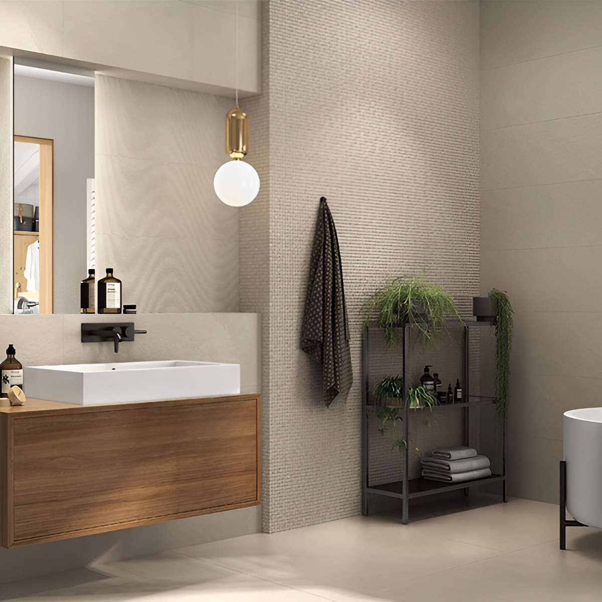Faianta Emigres Hardy Beige PB RC SAT 25x75 cm 8435361902977