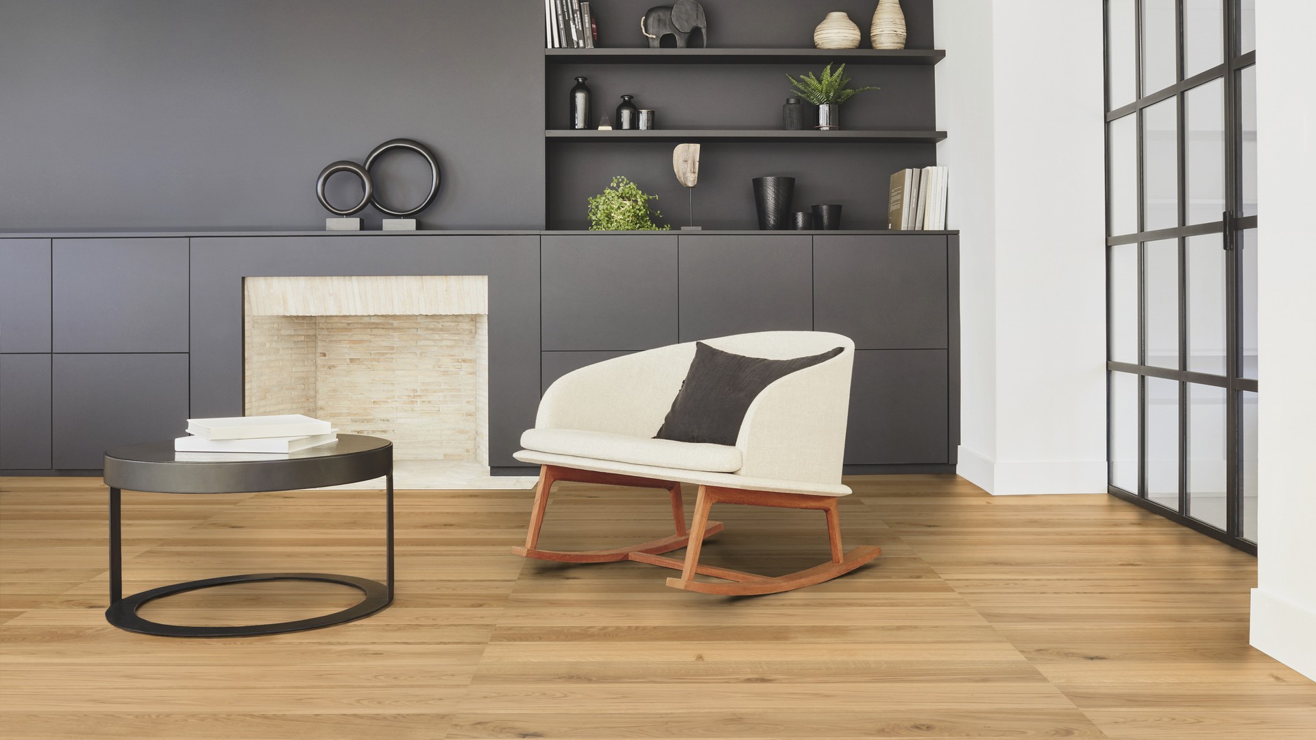 Parchet lemn triplustratificat stejar Step Oak Vivid 1000x164x14 mm