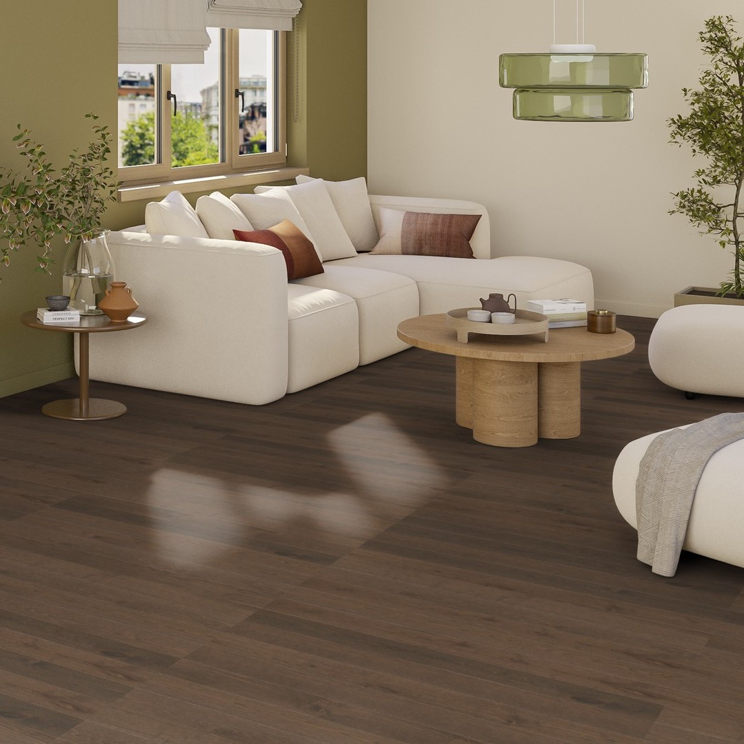 Parchet lemn triplustratificat stejar Rumba Oak Forest 1200x120x14 mm