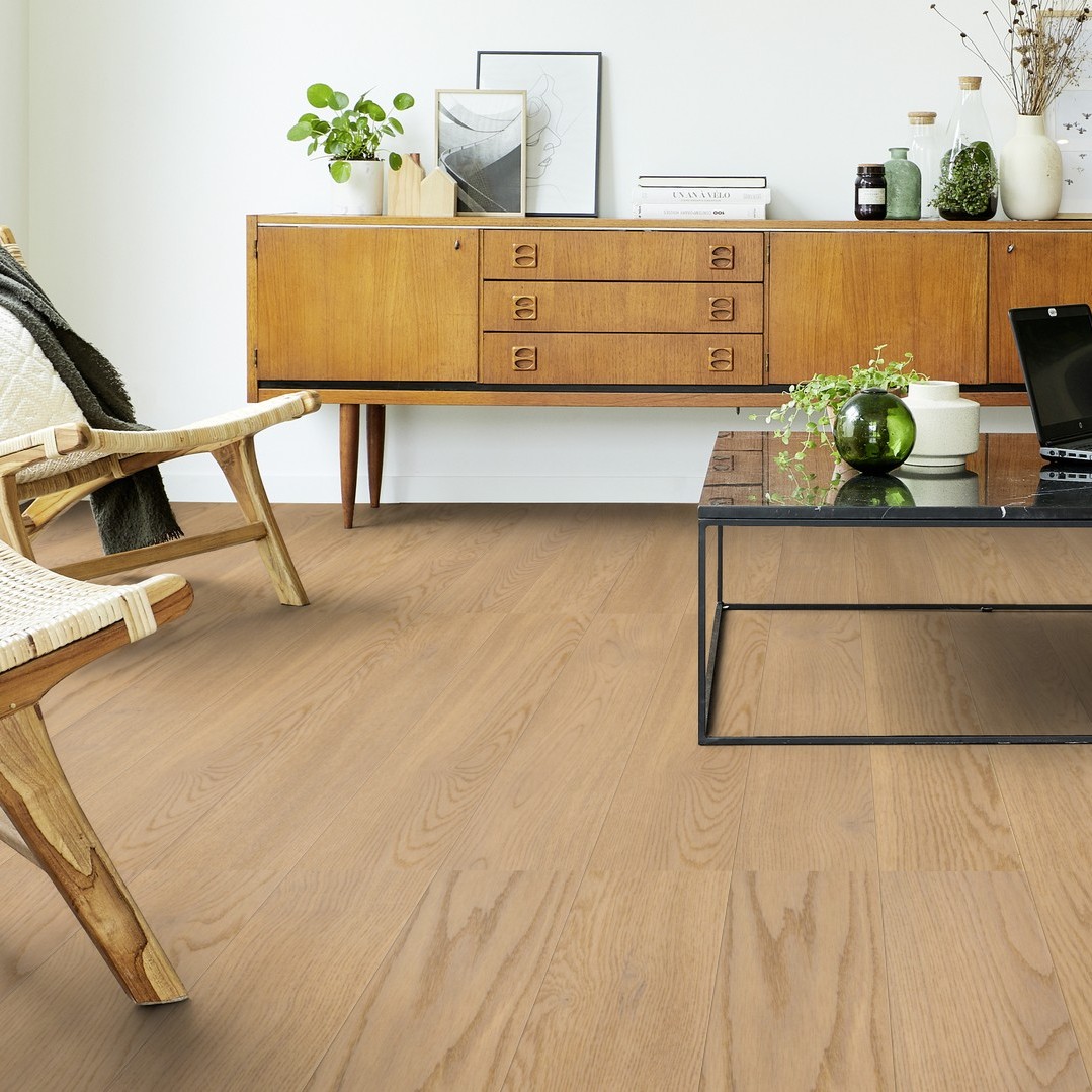 Parchet lemn triplustratificat stejar Step Oak Royal Antique 1000x164x14 mm