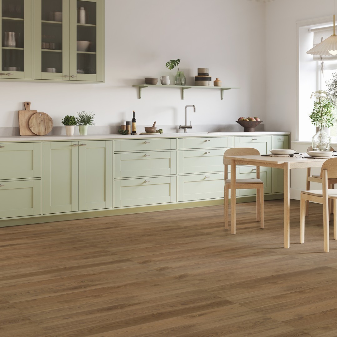 Parchet lemn triplustratificat stejar Step Oak Baron Sienna 1200x164x14 mm