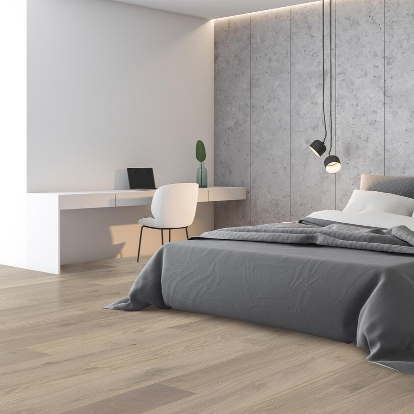 Parchet lemn triplustratificat Tarkett Aria stejar Sand 1200x194x14mm ton mediu