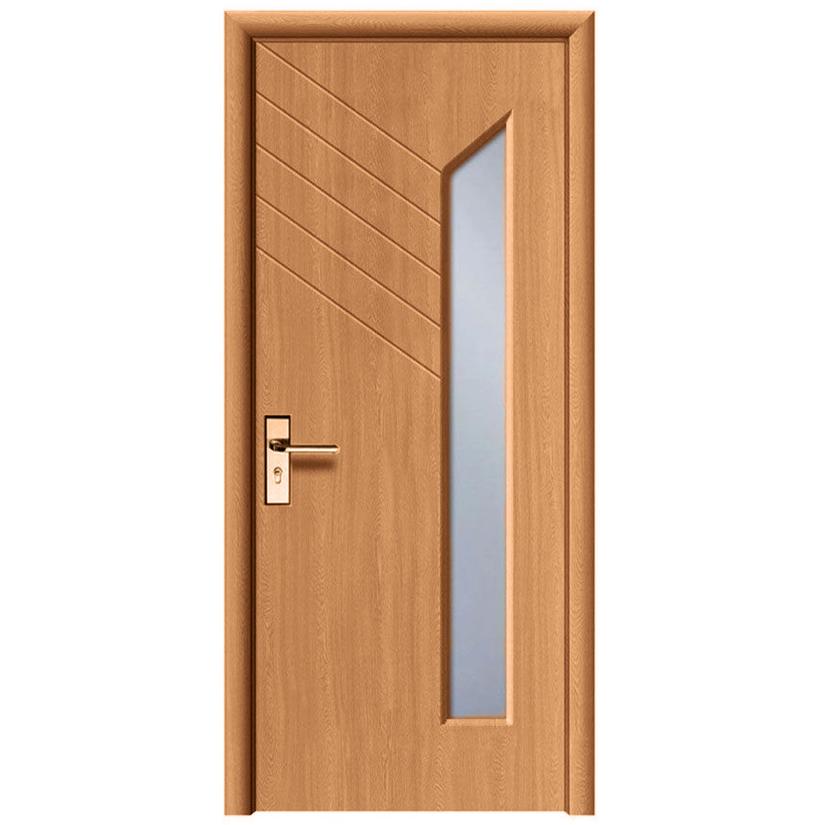 Usa interior Set complet MDF KMF 007 stejar 200x80 cm