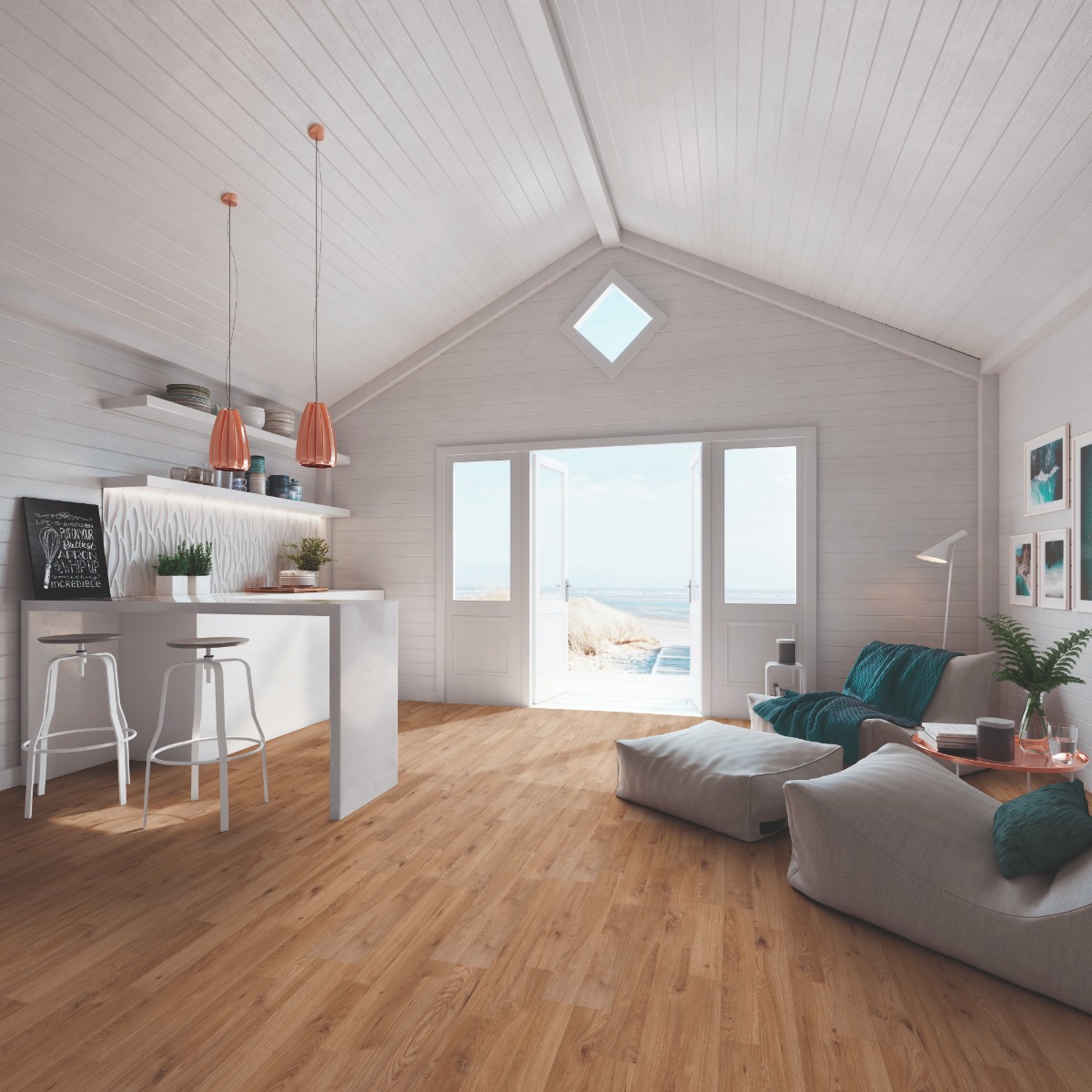 Parchet laminat My Floor Lodge 8 mm Stejar ton mediu M8089