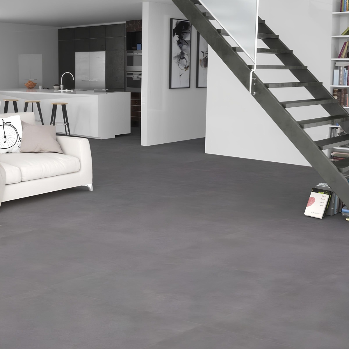 Gresie Emigres Metropoli Grafito RC LAP Rectificata Lappato 60 x 120 cm 8435361900782
