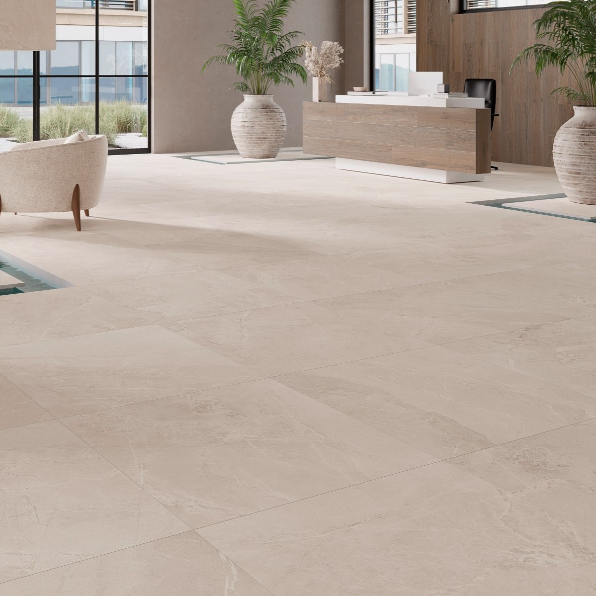 Gresie Fanal Moon Sand 3DSoft RC Rectificata Satinata 60 x 120 cm