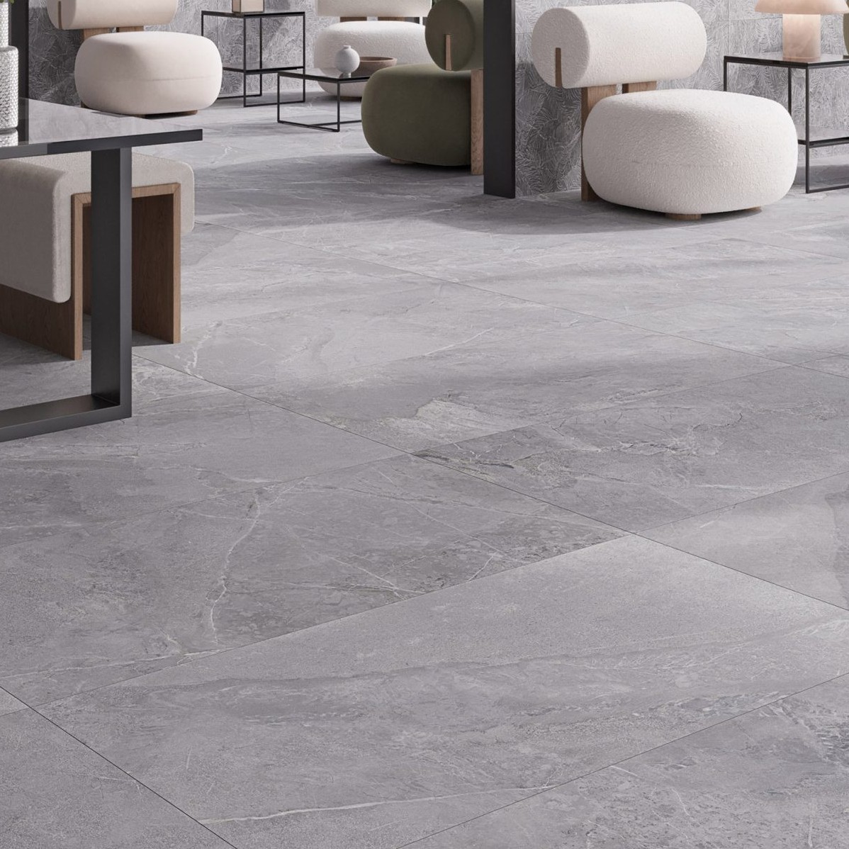 Gresie Fanal Moon Grey 3DSoft RC Rectificata Satinata 60 x 120 cm