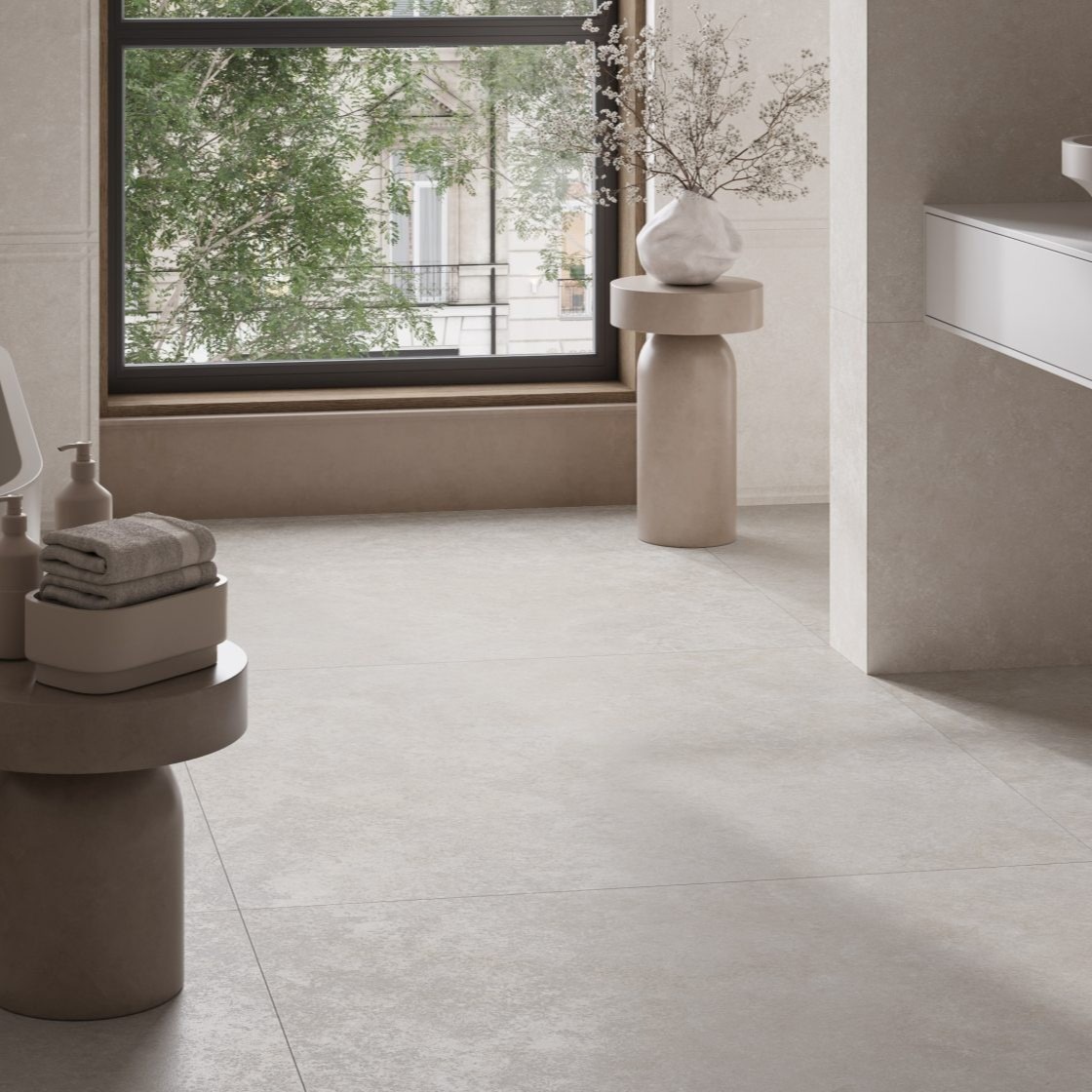 Gresie Fanal Origin Salt 3DSoft RC Rectificata Satinata 90 x 90 cm