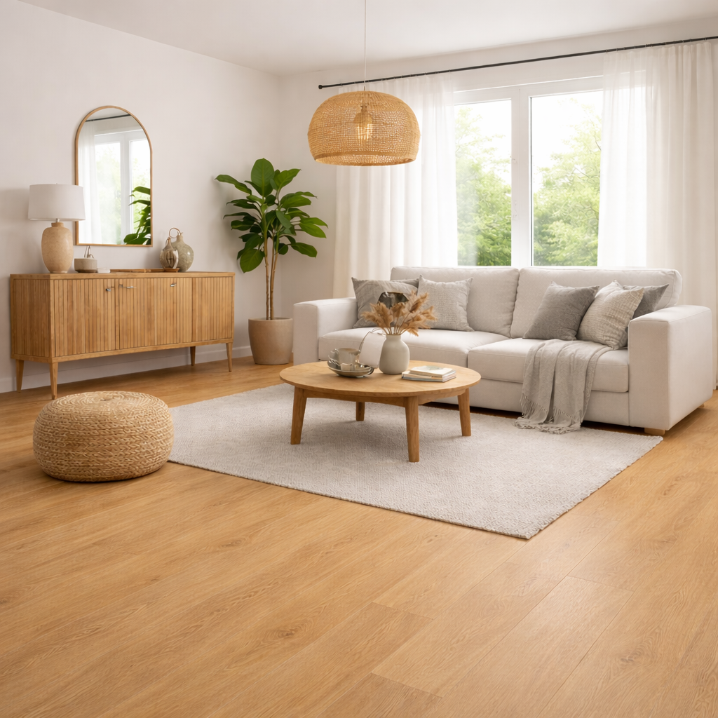 Parchet SPC The Floor Wood 6 mm Stejar ton mediu P1004