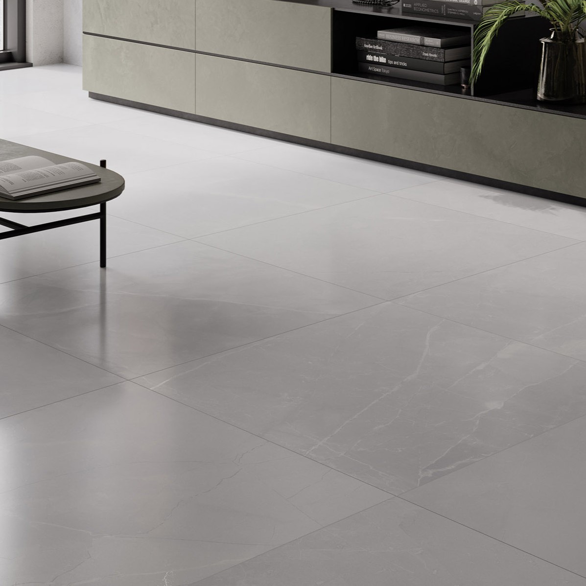 Gresie Fanal Pulpis White NSoft RC Rectificata Satinata 120 x 120cm