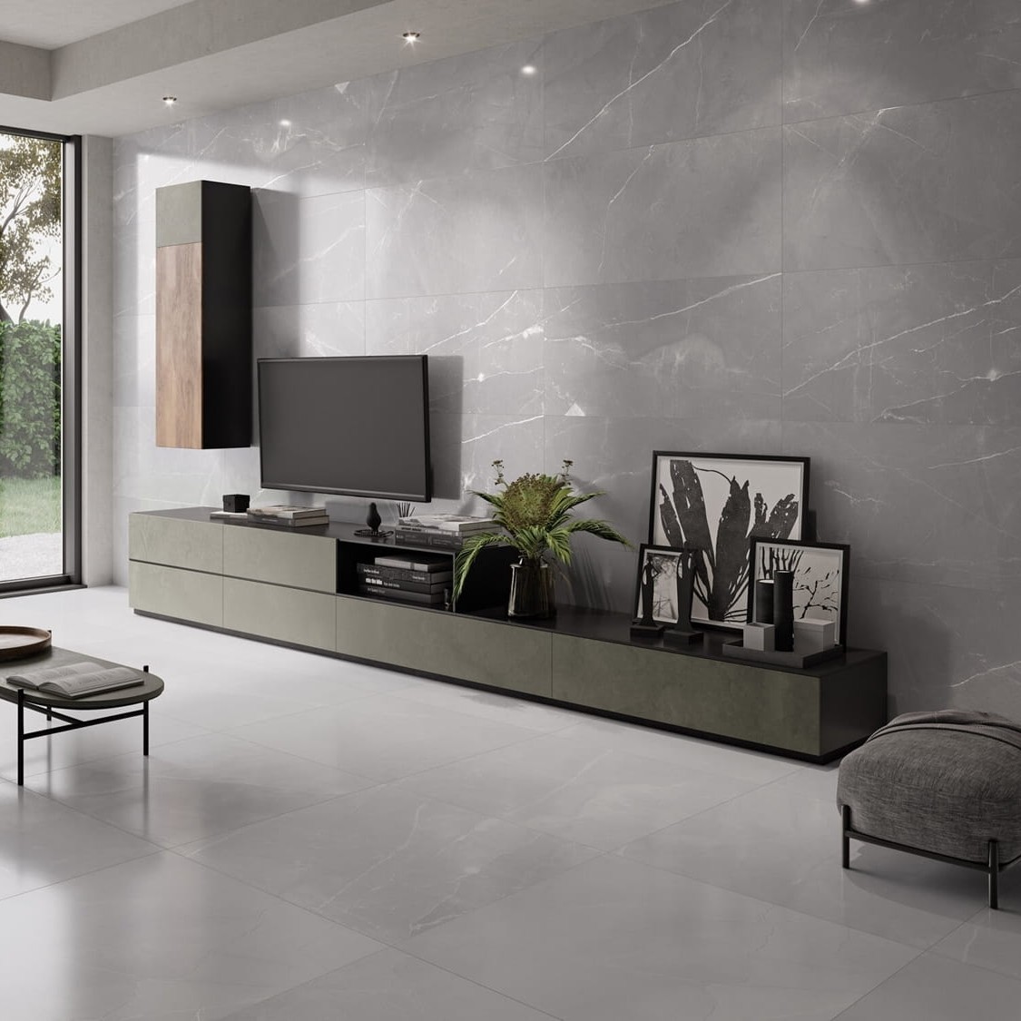 Gresie Fanal Pulpis Grey NSoft RC Rectificata Satinata 90 x 90cm
