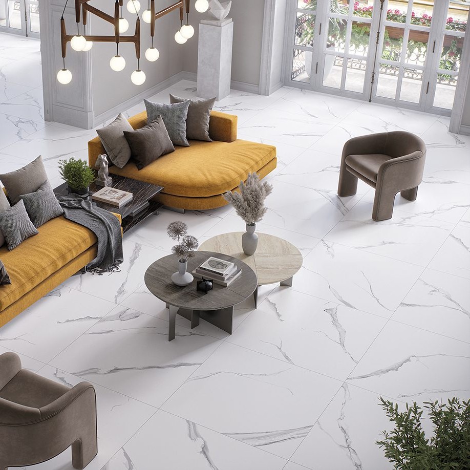Gresie Alaplana Pune Portelanata Blanco SATINAT 60 x 60 cm CM0477
