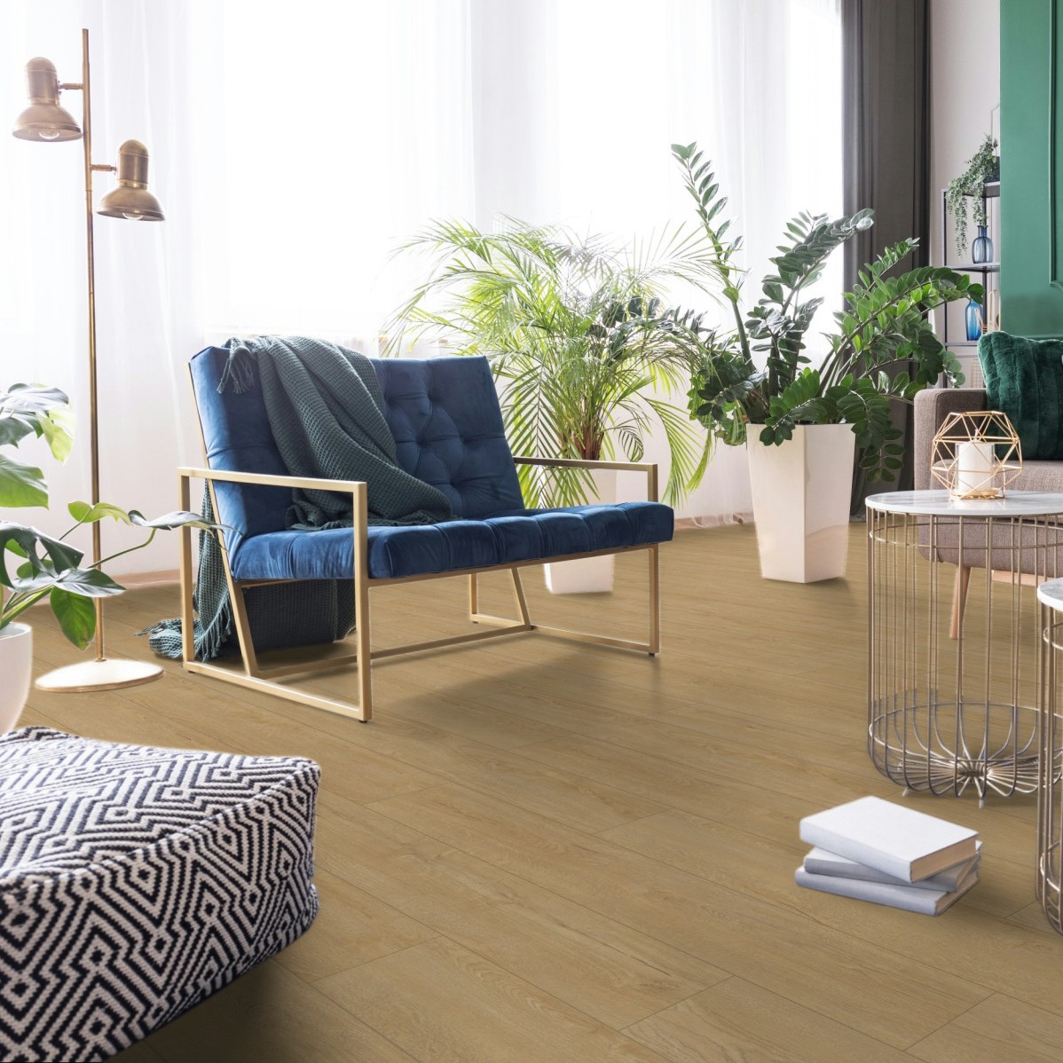Parchet stejar laminat Rooms Penthouse 12 mm ton mediu R1239