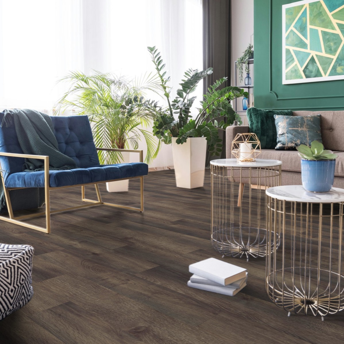Parchet laminat stejar 8 mm Rooms Suite ton inchis RV826