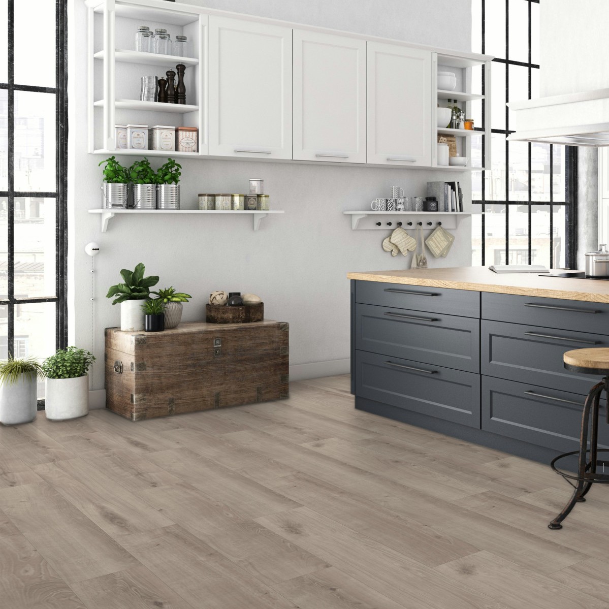 Parchet laminat stejar 8 mm Rooms Suite ton deschis RV829