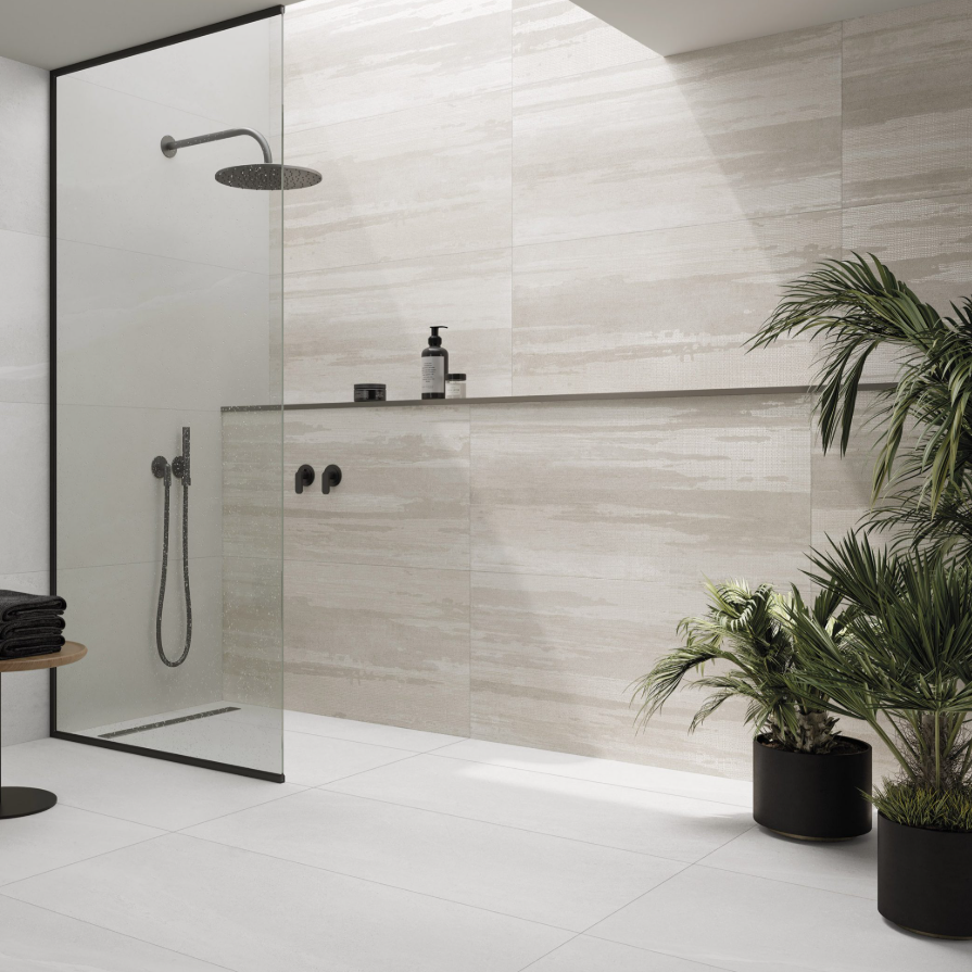 Gresie Fanal Tyndall White RC Rectificata Mata 60 x 120 cm
