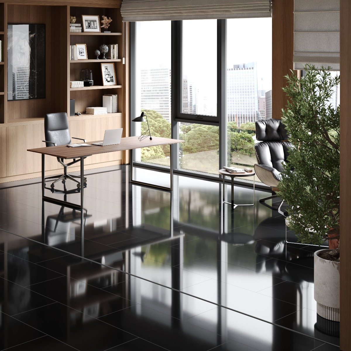 Parchet SPC The Floor Stone 6 mm Uni ton inchis U190 HG