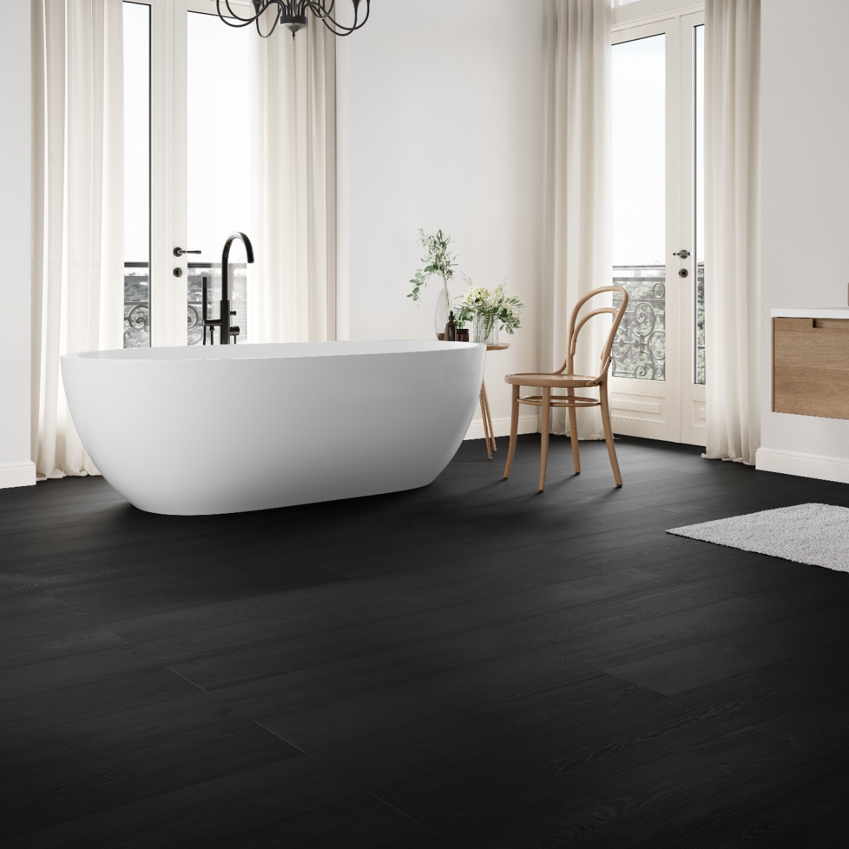 Parchet SPC The Floor Wood 6 mm Stejar ton inchis U190