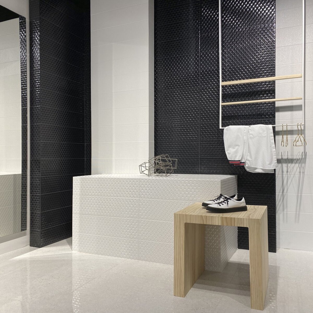 Faianta Emigres Velvet Blanco PB RC Rectificata Lucioasa 20 x 60 cm