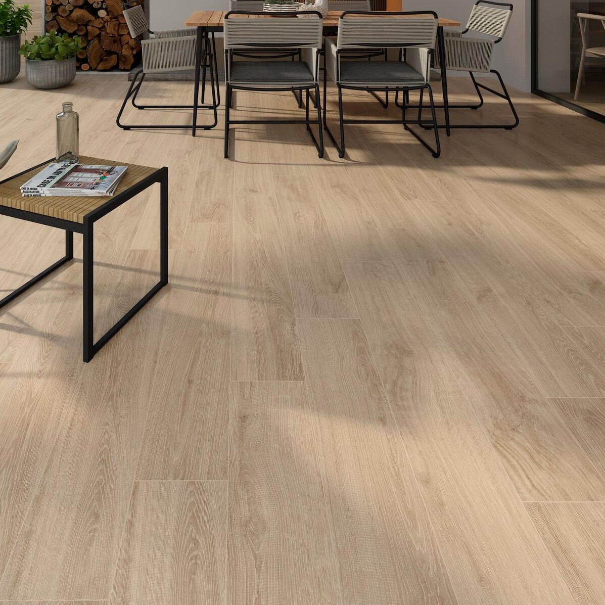 Gresie Emigres Windwood Ext Nogal RC MT Rectificata Mata 20 x 120 cm