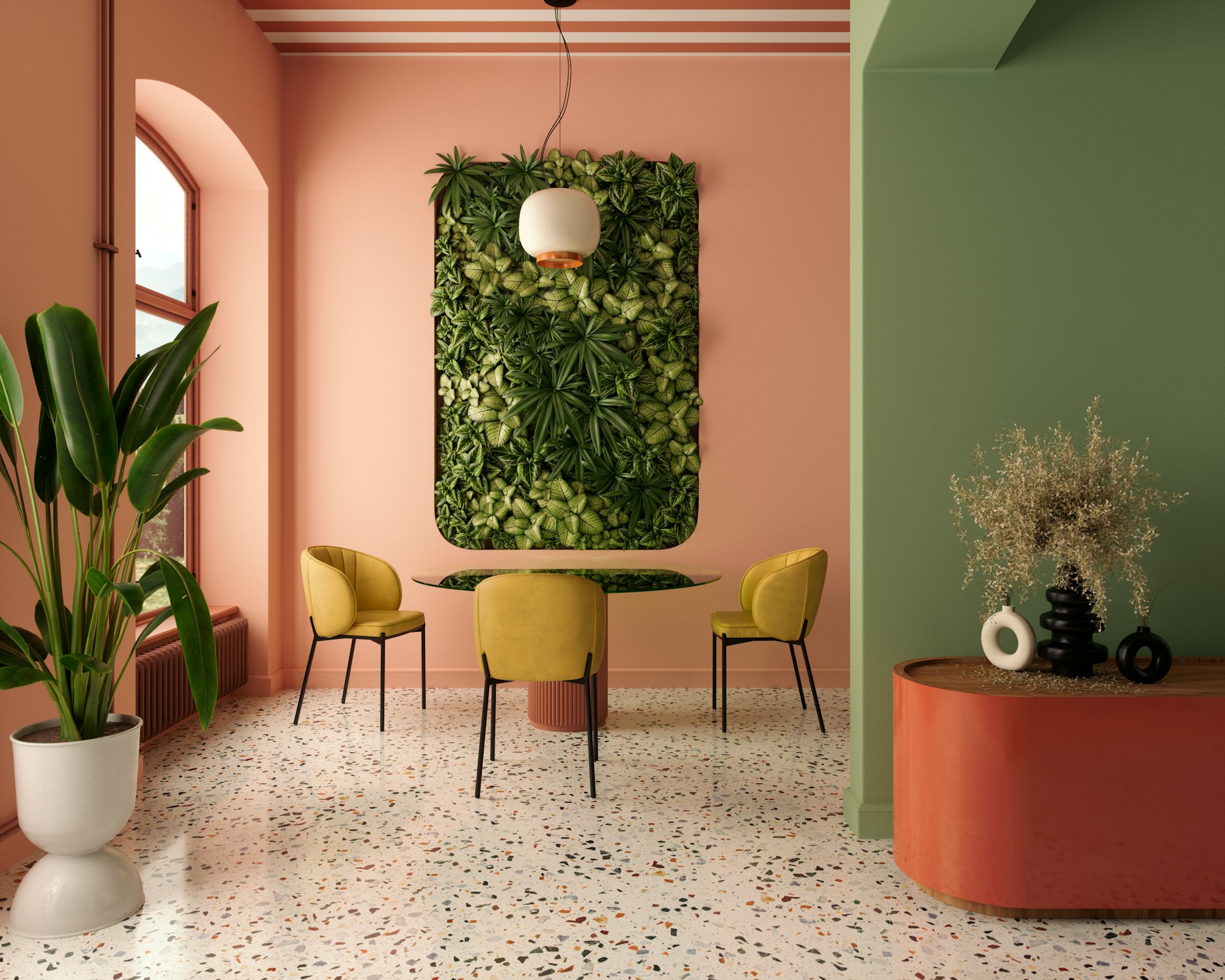 5 combinatii estetice de exceptie folosindu-te de gresia terrazzo